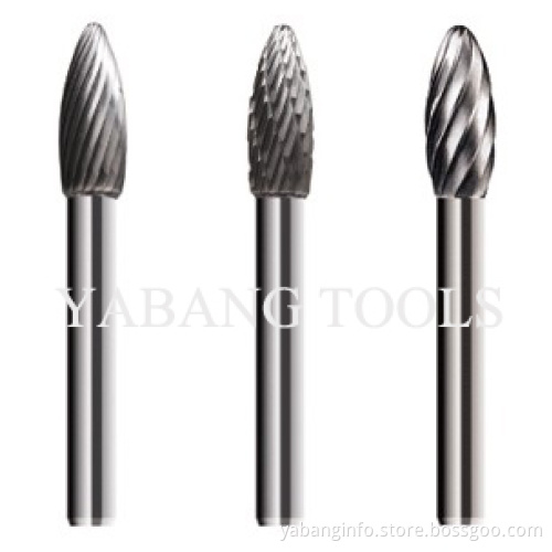 Torch Shaped Carbide Burrs (Type H)